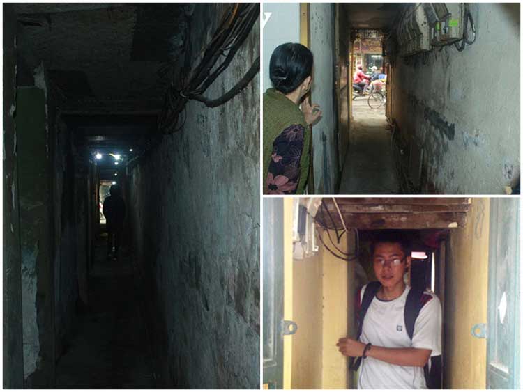 Discovery narrow street in hanoi