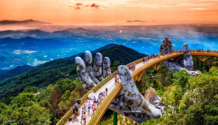 Explore the Golden Bridge at Ba Na Hills