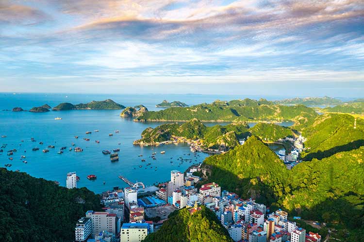 Where is Cat Ba Island located? 