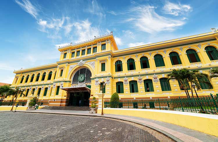 The construction of the Saigon Central Post Office was completed in 1891.