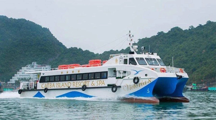 Travel by high-speed boat or hydrofoil from Ben Binh