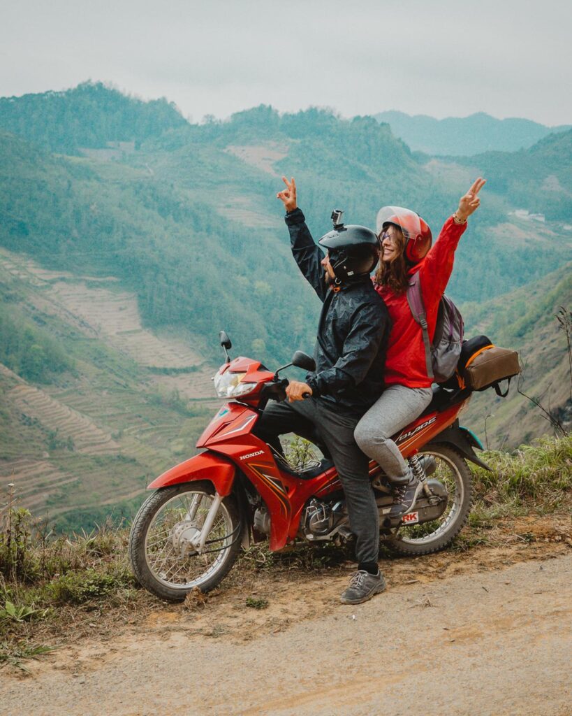 the best way to enjoy Ha Giang Loop is to drive on two wheels