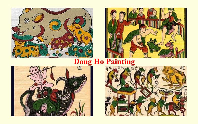 Location and history of dong ho painting