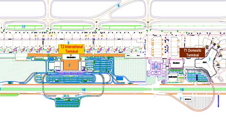 Noi Bai International Airport Map 1