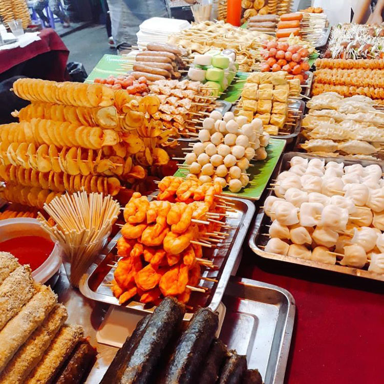 hanoi night market food