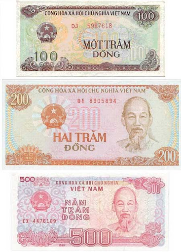 vietnamese currency small bill
