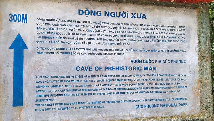 prehistoric cave cuc phuong national park