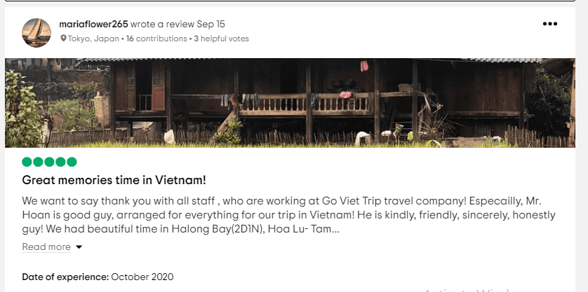 reviews of tam coc and trang an 1