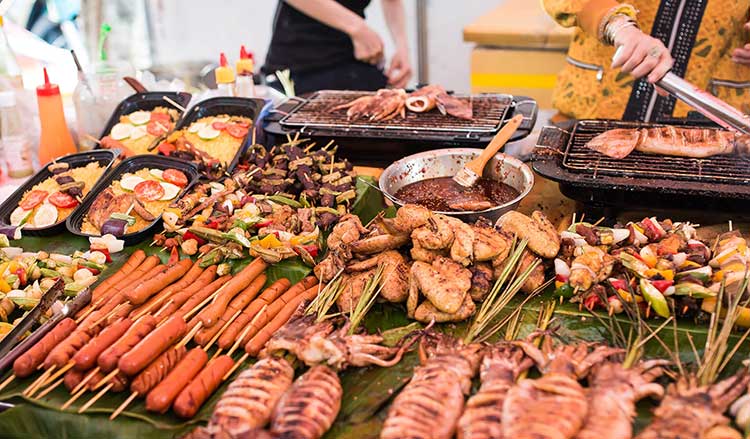 Vinh Khanh Food Street is a culinary hotspot known for its vibrant seafood scene