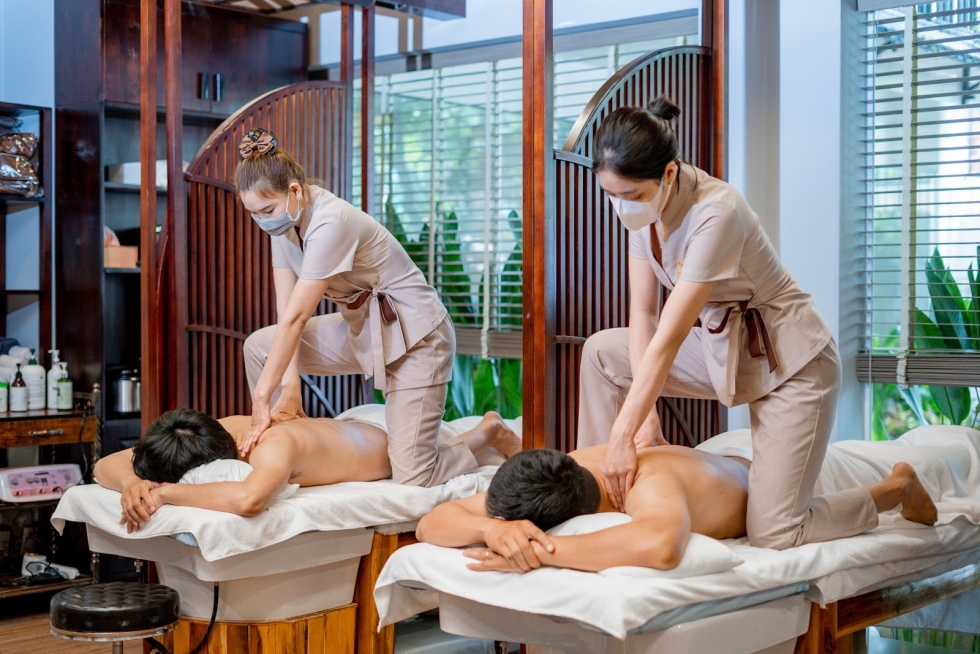 Massage techniques at Ha Spa are performed by a team of highly skilled and well-trained staff